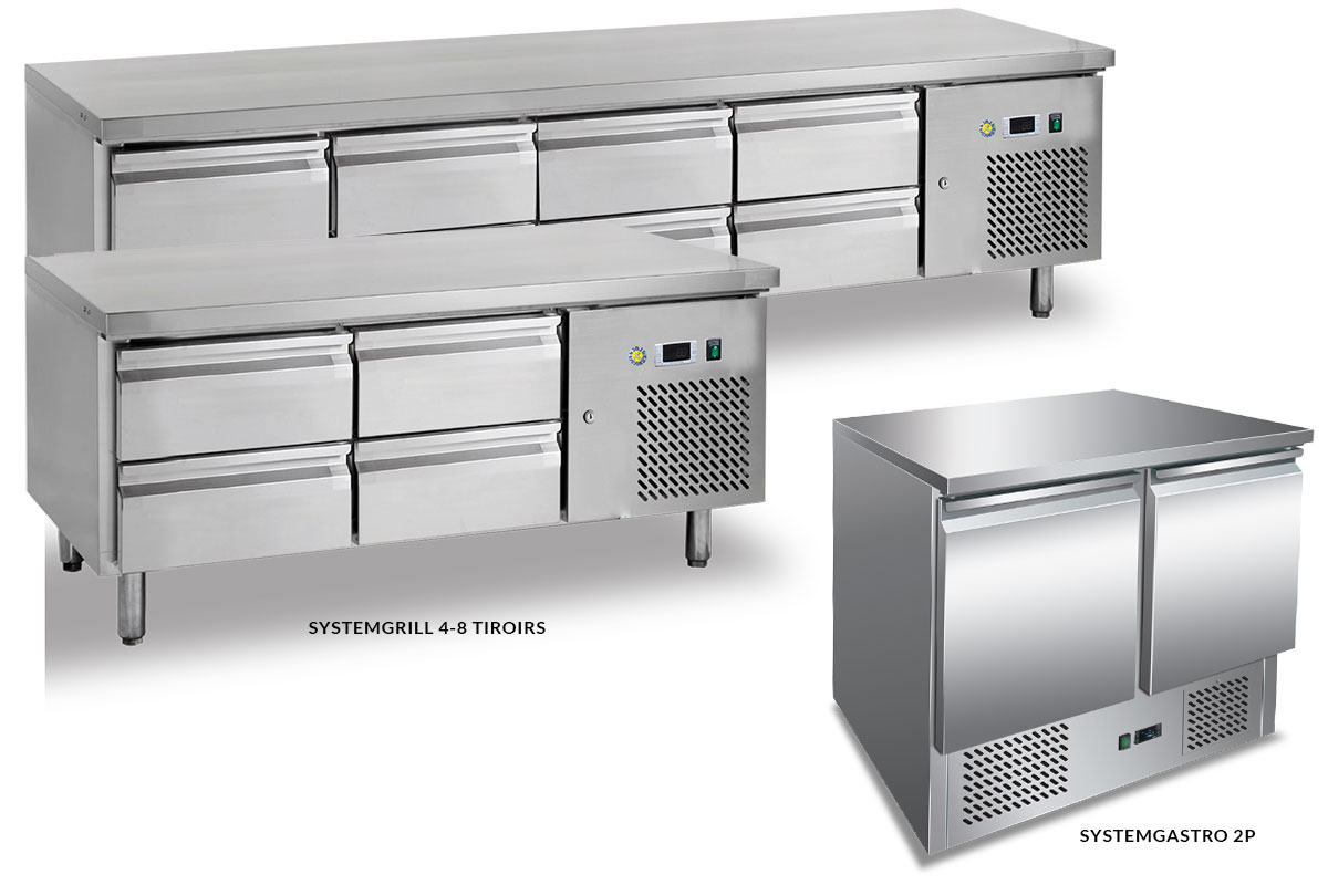 DESSERTES INOX SYSTEMGRILL - SYSTEMGASTRO